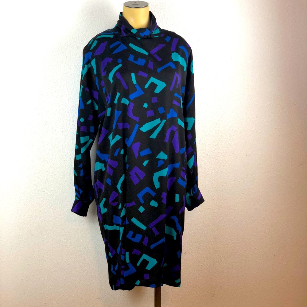 Gorgeous handmade black vintage dress 8